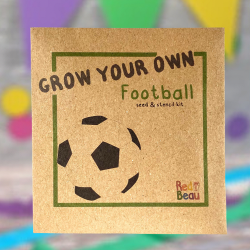 Football seed pack for a kids football themed birthday party