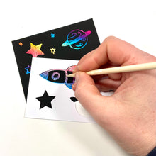 Load image into Gallery viewer, Eco-Friendly Space Activity Box for Kids (Ages 3-10) - Plastic Free Crafts &amp; Games