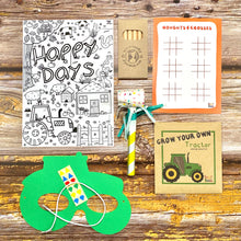 Load image into Gallery viewer, Filled Green Tractor Party Bags for Ages 3 to 8