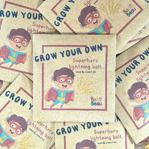 Superhero Seed Growing Kit for Kids - Fun and Educational Party Favours (UK)