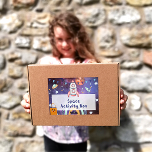 Eco-Friendly Space Activity Box for Kids (Ages 3-10) - Plastic Free Crafts & Games