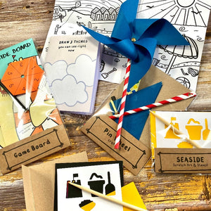 Paper crafts and games to play while travelling on a plane, car or train on holiday