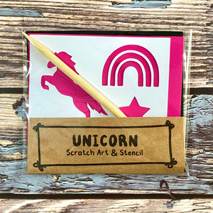 Eco-Friendly Unicorn Activity Box for Kids (Ages 3-10) - Plastic Free Crafts & Games