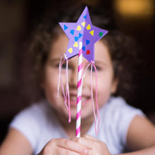 Load image into Gallery viewer, A paper party craft kit fairy wand for a party bag