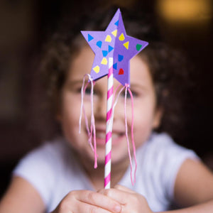 A paper party craft kit fairy wand for a party bag