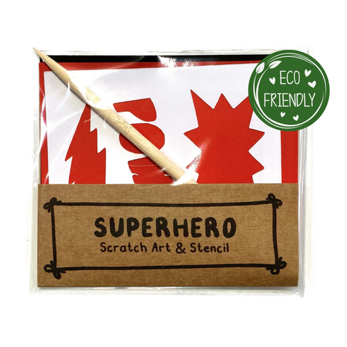 superhero eco friendly party bag favour