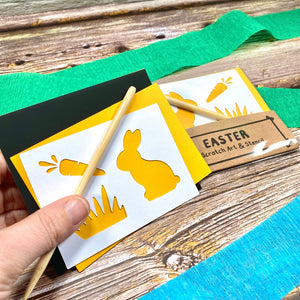 Easter scratch art craft kit