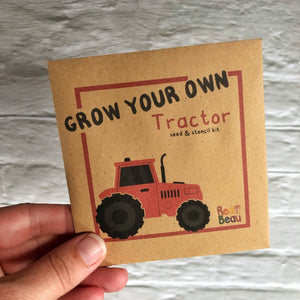 Red tractor seed pack