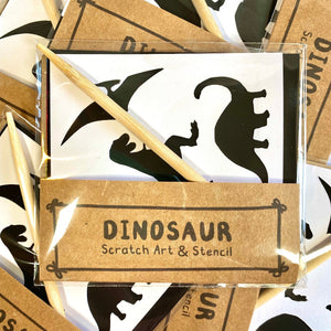 Alternative to plastic party toys, dinosaur party favor