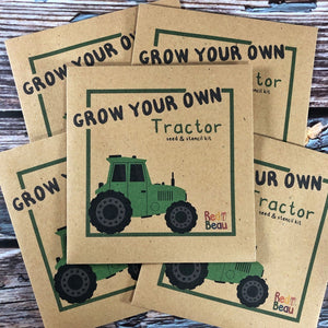 Green tractor party bag fillers