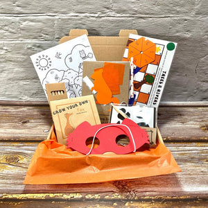 Plastic free woodland craft set for kids 