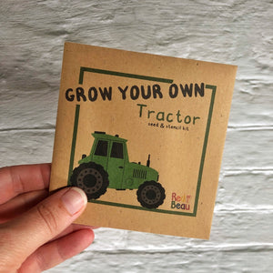 Green tractor grow your own seed pack