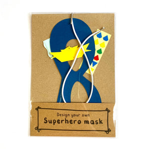 Make a superhero mask party bag craft x 5