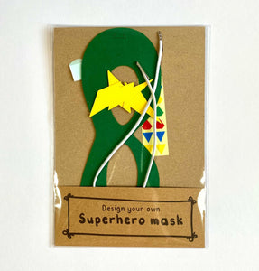 Make a superhero mask party bag craft x 5