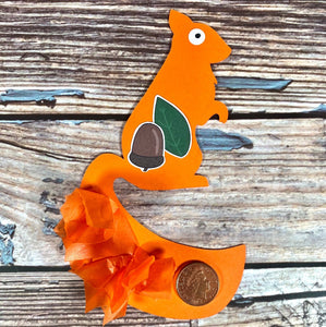 Red squirrel woodland craft kit for kids
