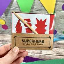 Load image into Gallery viewer, superhero eco friendly party favour