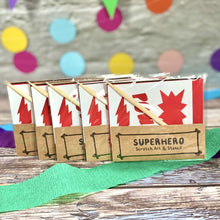 Load image into Gallery viewer, eco friendly paper party bag fillers superhero