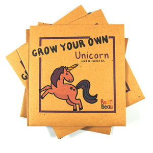 Packs of unicorn plastic free kids party favours